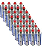 Alpen Camping Butane Lot de 60 cartouches de gaz pour réchaud à gaz, réchaud de camping, chalumeau Bunsen 400 ml EN417