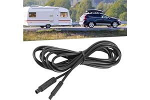 MOTHINESSTO Cavo di prolunga per telecamera per retromarcia a 5 pin per auto Linea di telecamere per retromarcia a 5 pin per alte temperature per 12V / 24V