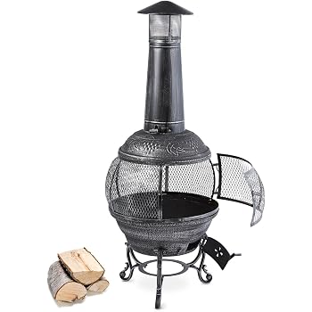 Gerade Holzzange Aus Gusseisen – 34 Cm, Für Kamin, Feuerstelle, Holz & Kohle
