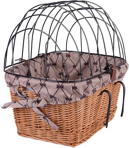 Aumüller Fahrrad-Tierkorb weiß, L: 68 cm