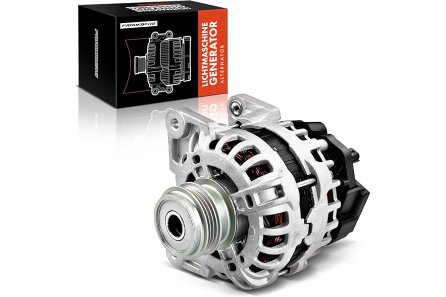 Frankberg Alternator Compatible with Clio III 1.2L 2005-2014 Clio IV BH 2012-2019 Clio IV Grandtour Logan/Stepway II Modus/Grand Modus Logan Replace# F000BL0458