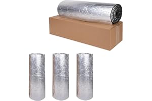 Cathpetic Dämmmatte Auto Selbstklebend 10mm 50 cm x 200 cm=1 m²,Schallschutzmatte Schaumstoffrolle,Feuchtigkeitsdicht, Kältebeständig, Wärmeisolierend und Schallisolierend Dämmmatte,3 Rolle