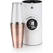 Boston Shaker Buddy's Bar - Bicchiere Metallo E Vetro Da 700ml | Per Cocktail Professionali - Foto 11