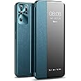 Coque Huawei P30 Pro, Smart View Étui à Rabat en Cuir, [Silicone Souple TPU][Protección Integral](P30pro,Vert)