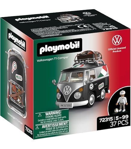 PLAYMOBIL | Volkswagen | Volkswagen T1 Camper MEX Edition | Camping-Car rétro avec équipement Sportif, Porte-Bagages et Autocollants | pour Les Enfants à partir de 4 Ans | 72315 PLAYMOBIL | Volkswagen | Volkswagen T1 Camper MEX Edition | Camping-Car rétro avec équipement Sportif, Porte-Bagages et Autocollants | pour Les Enfants à partir de 4 Ans | 72315