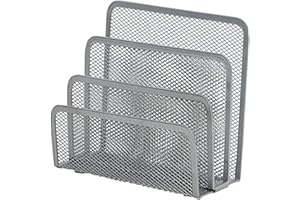 Q-Connect Soporte Para Cartas Metálico Rejilla Color Plata 175 x 140 x 82 Mm