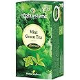 roots & stems Green Tea Mint | Instant Premix Extract Powder with Probiotic | For Fat Loss & Weight Management | 60g (3gx20 Sachets) Pack of 1