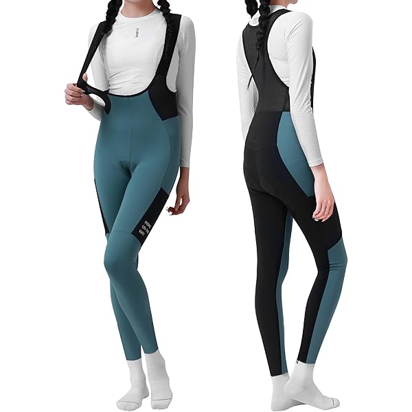 ROCKBROS Damen Radhose Mit Polster - Bequeme Leggings Für Lange Radtouren