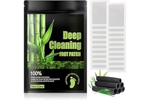 EPHIIONIY Fußpflaster Entgiftung, Entgiftungspflaster Füße Original für Tiefschlaf und Stressabbau, 20PCS Fusspflaster zum Entgiften Pflaster 100% Natürliche für Entfernen von Körpergiften