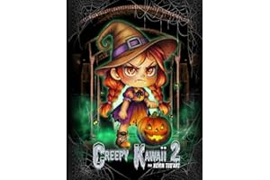 Creepy Kawaii 2: Greyscale Coloring Book