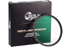 Berlin Optix Premium UV Filter 52mm Schott-Glas 16 Schichten MC super Slim Aluminium ultraviolett Objektiv Schutzfilter