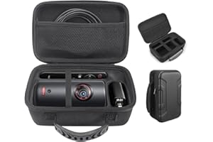 Vakdon Portable Hard Case for Nebula Capsule 3 Laser/Nebula Capsule 3, Charger and Other Accessories, Waterproof, Dustproof and Shockproof (Black)