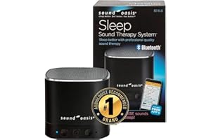 Sound Oasis Pink Noise Bluetooth Machine for Sleeping - 20 Non-Looping Soothing Sounds With Speaker & Memory Function - Portable Sleep Therapy for Home, Office or Travel