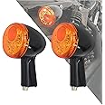 HDBUBALUS Motorcycle Rear LED Turn Signal Indicator Brake Running Lights Fit for Harley XL 883 1200 Sportster 1992-2017 Black Housing