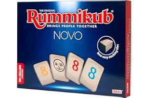 Ideal , Rummikub Novo game: Brings people together, Family Strategy Games, For 2-4 Players, Ages 7+