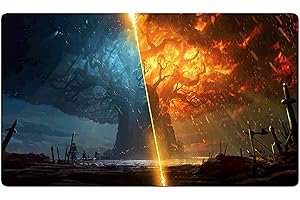 Four leaves 939983 – Tapis de jeu Magic MTG avec sac étanche pour jeux de cartes 60 x 35 cm compatible avec MTG TCG RPG DTCG