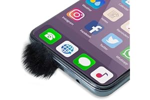 keepdrum WS06 Micro-Windschutz für Smartphone Handy 8 Stück