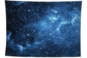 izielad Ciel Étoilé Galaxie Hippie Voie Lactée Tapisserie Psychédélique Mandala bohème pour la Décoration Intérieure Salon Chambre Dortoir 180X230CM 70.8X90.5IN