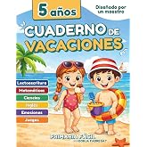 Cuaderno de Vacaciones 5 A&ntilde;os: Libro de verano 3&ordm; de Infantil con actividades de matem&aacute;ticas, lectoescritura, emociones e ing