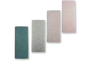 METROX Juego de 4 humidificadores de cerámica Bari Relief plano para fijación al radiador, difusor de agua, jarrón de pared 333 a1682