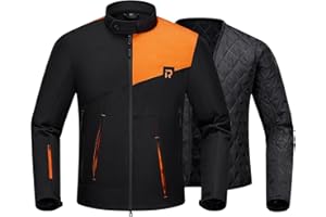 RIDEIRON Blouson Moto Homme Été – Veste Moto Homme Homologué CE avec Protections, Tissu Mesh Respirant & Bandes Réfléchissantes – Veste de Moto Confortable pour Biker