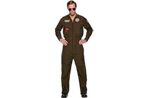 UNDERWRAPS US Navy Top Gun Men's Jumpsuit Fancy Dress Costume 2X-Large