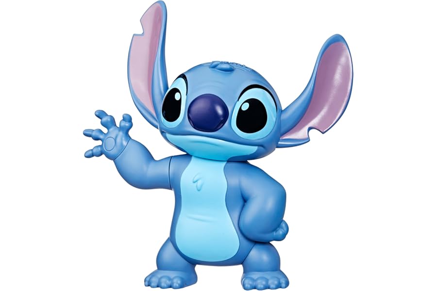 Bop It! Disney Stitch Electronic, Interactive Sequence Game with Voice of Stitch, Fast-Paced Party & Family Game for Kids, Teens & Adults, Solo or Multiplayer Play, Travel Toy Gift, Ages 8+