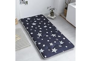 HXOITY Colchón De Piso Para Niños Cama De Piso Plegable 5cm De Espesor Colchón De Espuma Viscoelástica Para Cama De Niños Pequeños Colchón De Viaje Portátil Colchón De Campamento Tatami Mat ( Color : C , Siz