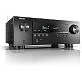 Denon AVR-S960H 7.2 Channel AV Receiver, Hifi Amplifier, Alexa Compatible, 6 HDMI Inputs and 2 Outputs, 8K HDMI, Bluetooth, W