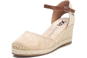 XTI - Zapato Cierre de Hebilla para Mujer, Color: Marron, Talla: 40