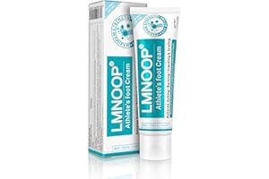 LMNOOP Athletenfuß-Behandlungscreme, Maximale Stärke für Athletenfuß (Tinea Pedis), Juckreiz, Blase, Brennen, Rissbildung, Schuppung, Beriberi, Natürliche Kräuter Antipilz-Fußcreme