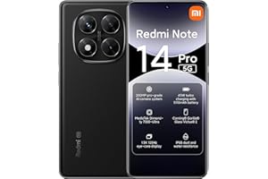 XIAOMI Redmi Note 14 Pro, Smartphone 5G, 6,67 Pouces, 8 Go RAM, 256 Go, Double SIM, Noir