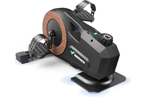 ‎MERACH MERACH Pedaltrainer für Zuhause,Mini Heimtrainer für Senioren,Extra Leise&rutschfest Arm und Beintrainer mit LCD-Display,8 Stufen Magnetwiderstand Testsieger 2025 Tischfahrrad für Büro Schreibtisch