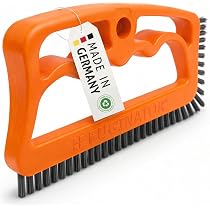 Chyger Spazzola Angolare Per Piatti E Bottiglie | Setole Rigide | Manico Ergonomico 22,9 Cm | Per Cucina E Bagno - 3