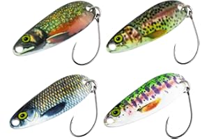 FISHN Trout Spoon Set REALLYone, 3.2/5gr, 3.5/4cm esche da trota, cucchiai da trota, cucchiai da trota per la pesca