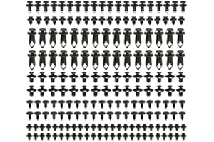 Juwaacoo Lot de 190 rivets de fixation en plastique pour voiture