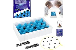 MKITNVY Scacchi Magnetici, Magnetic Chess Game con Pietre Magnetiche, 2 in 1 Gioco Magnetico da Tavolo con Magnetic Effect, Portatile Gioco di Scacchi Magnetici per Famiglia Viaggio