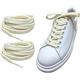 Exclusive 120 cm Yassı Spor Ayakkabı Bağcığı, &Ccedil;ift Katmanlı &Ouml;rg&uuml;l&uuml; Sneakers Bağcık, 1 &Ccedil;ift