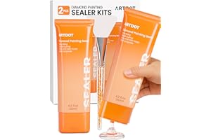 ARTDOT 240 ML Diamond Art Sealer Kits for Adults, Crystal Art Large Capacity Glue as Diamond Painting Accessories and Jigsaw Puzzles Tools