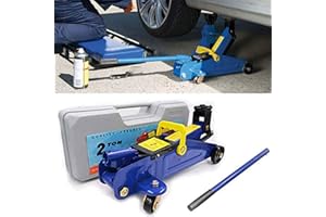 ZanGe 2 Ton Hydraulic Trolley Jack Car Wheel Jack Heavy Duty 2000KGS (4,000 pounds) with Super Rocket Lift Floor Car Caravan Van 4x4 With Storage Case