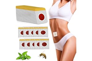 HOBRIWETO 60 Stück Bienengift Lymphdrainage Schlankheitspflaster, Abnehmen Patch, Bee Venom Pflaster, Bienengift Pflaster Zum Abnehmen, Slimming Patch, Detox Abnehmen Schnell Fettverbrenner Schlankwerde