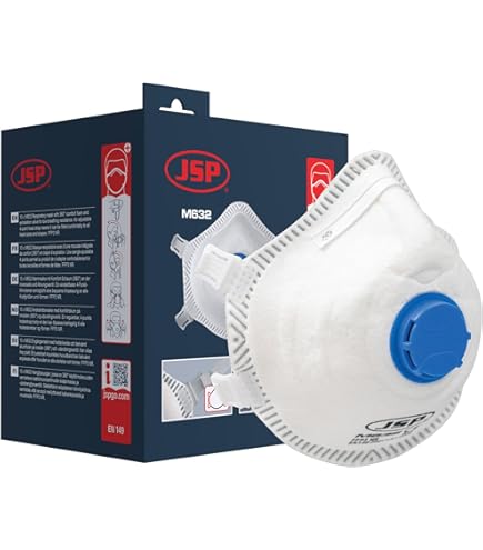 Mascherina Antipolvere 3M 9922C2 - Con Valvola, 2 Pezzi, Protezione Comfortevole