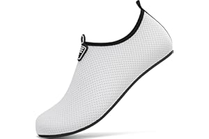 sportvibe Water Shoes Beach Shoes Lightweight Barefoot Aqua Shoes Quick Dry Breathable Swim Shoes for Women Men Surfing Running Driving Pool Yoga