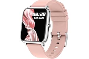 KALINCO Reloj Inteligente Hombre Mujer, Smartwatch Hombre con Oxígeno Sanguíneo Presión Arterial Frecuencia Cardíaca Sueño, Reloj Deportivo para Android iOS