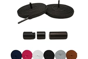 YC YOU CATCH PACK 2 PARES Cordones Elasticos Zapatillas Deporte. Cordones Sin Atar,Sin Nudo.Para Niños y Adultos.Atacadores Elasticos Fija,Ajusta y Olvidate.