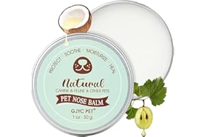 GJYC PET Bálsamo nasal vegetal para perros de 1 oz - Alivio e hidratación natural para narices secas y agrietadas