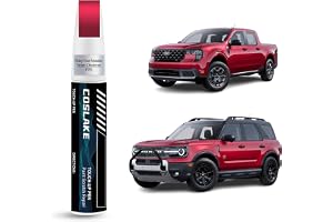 COSLAKE Car Touch Up Paint(Ruby Red Metallic Tinted Clearcoat(RR)) for Ford, Car Paint Scratch Repair Kit, Quick & Easy Solution to Repair, 2 in 1 Scratch Remover Pen with 2PCS Disposable Micro