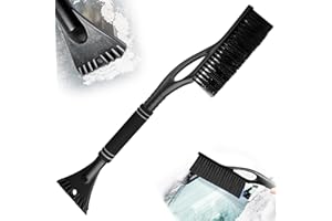 Coffee Life Plus Auto Eiskratzer,Schneeschaufel,Windschutzscheibe Schneereinigung,Schneebesenwerkzeug mit Schaumstoffgriff für Windschutzscheiben von Pkw,SUV und LKW(Schwarz)