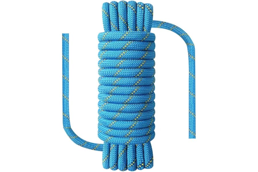 NorthPada Nylon/Polyester Outdoor Climbing Rope, Reflective, Floating, for Climbing, Arborist, Swing, Boating, Marine, Fishing, Rafting, Hiking, Hunting, Tree