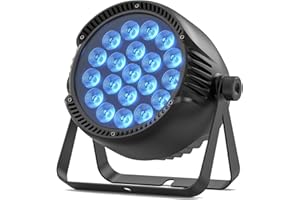 Glowingstage Projecteur LED Par 300 W étanche IP65, RGBW, DMX512, idéal pour les fêtes et concerts en extérieur par temps pluvieux
